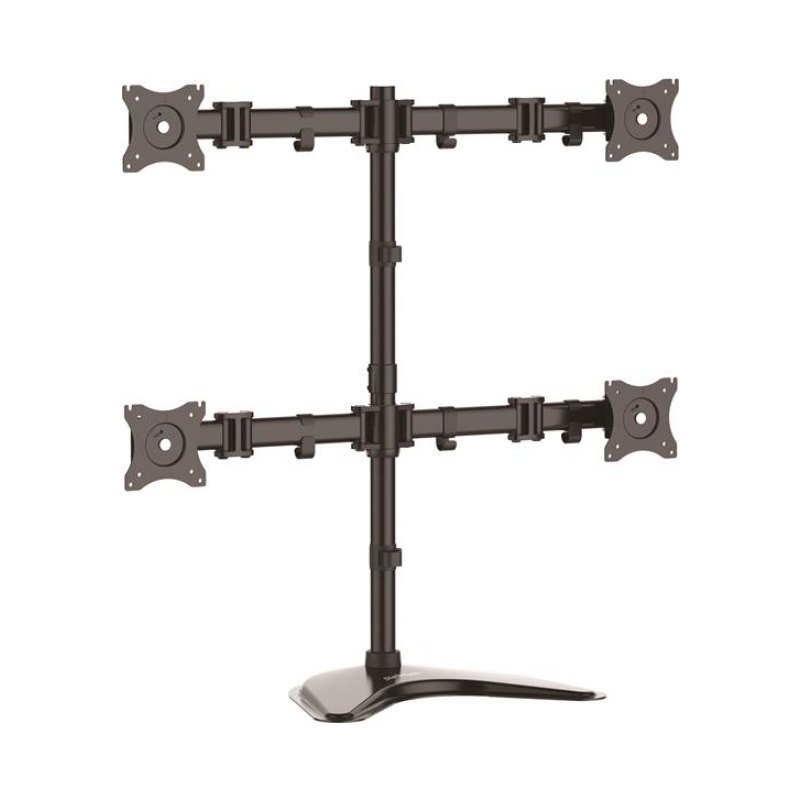 StarTech.com Support de Bureau Articulé pour 4 Écrans jusqu'à 27"(8kg) - Acier Robuste