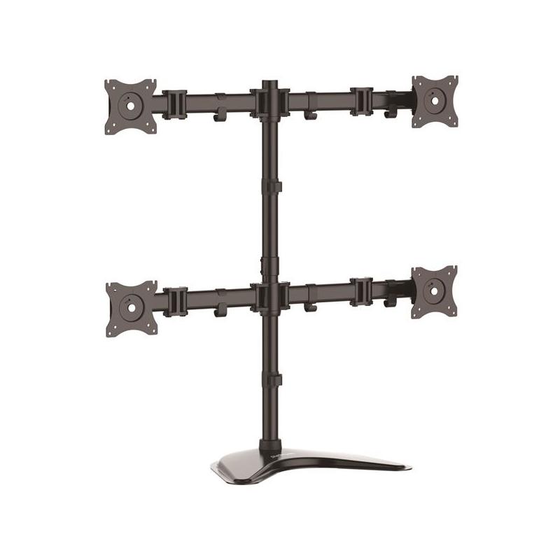 StarTech.com Support de Bureau Articulé pour 4 Écrans jusqu'à 27"(8kg) - Acier Robuste