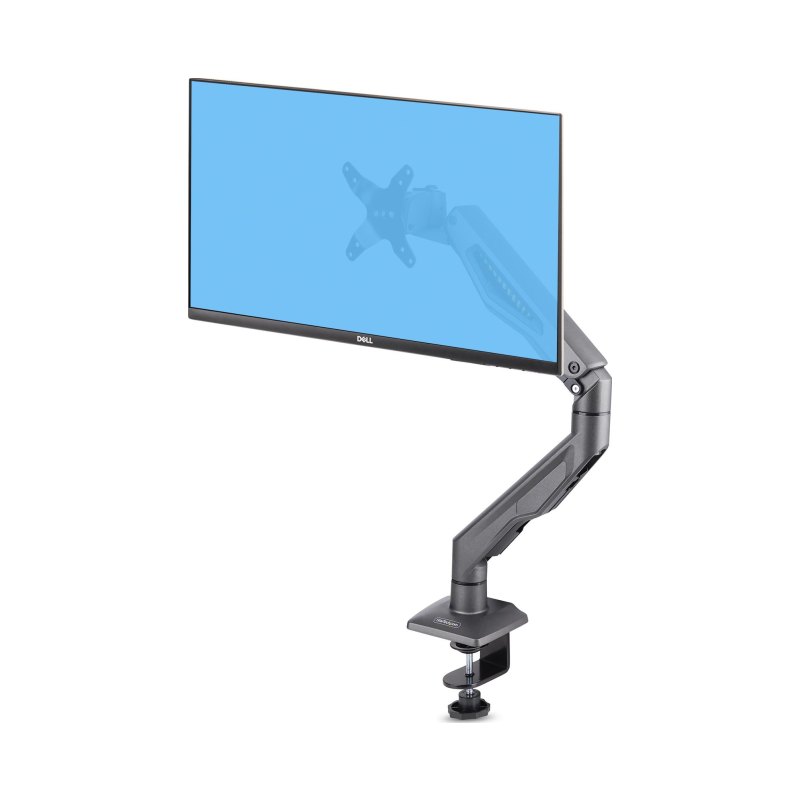 StarTech.com Bras pour Moniteur à Monter sur Bureau, Écran Jusqu'à 32", Max 10kg, VESA 75x75/100x100, Pince en C, Entièrement Articulé, Ressort Mécanique, Bras pour Écran, Conforme à la Norme TAA