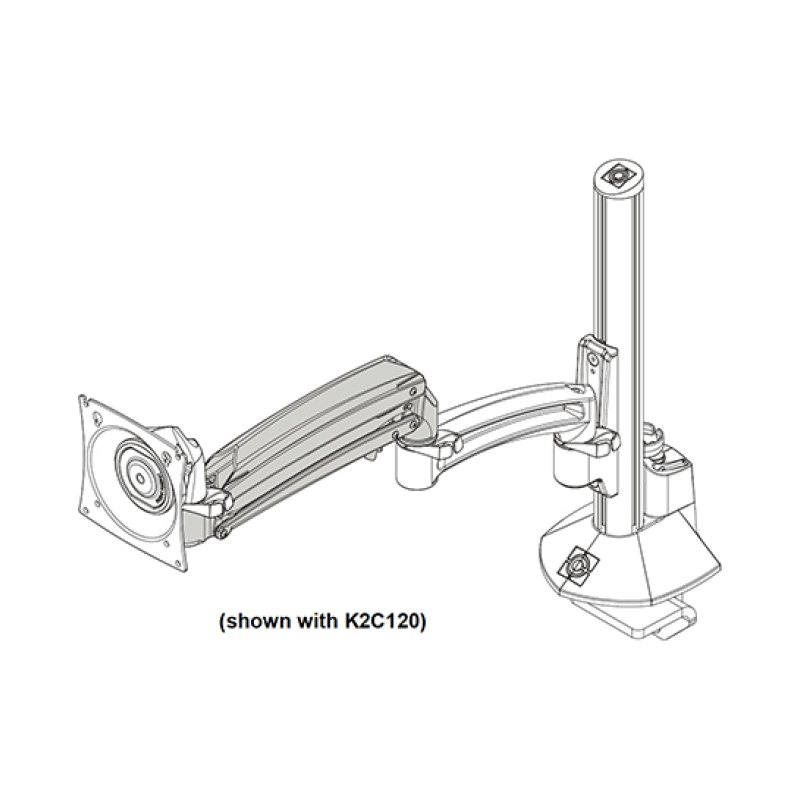 Chief KontourTM K1 Dynamic Arm Accessory Kit, Black
