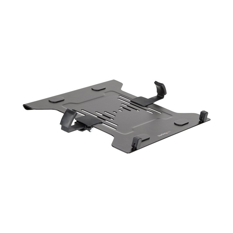 StarTech.com Support pour Ordinateur Portable VESA - Plaque Adaptateur VESA avec Orifices de montage 75x75/100x100 - Support Ordi Portable - Max 4,5kg - Plateau Ventillé pour PC Portable Compatible VESA