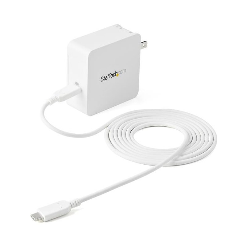 StarTech.com USB C Wall Charger - USB C Laptop Charger 60W PD - 6ft/2m Cable - Universal Compact Type C Power Adapter - Dell XPS, Lenovo X1 Carbon, HP EliteBook, MacBook - USB IF/ETL Certified