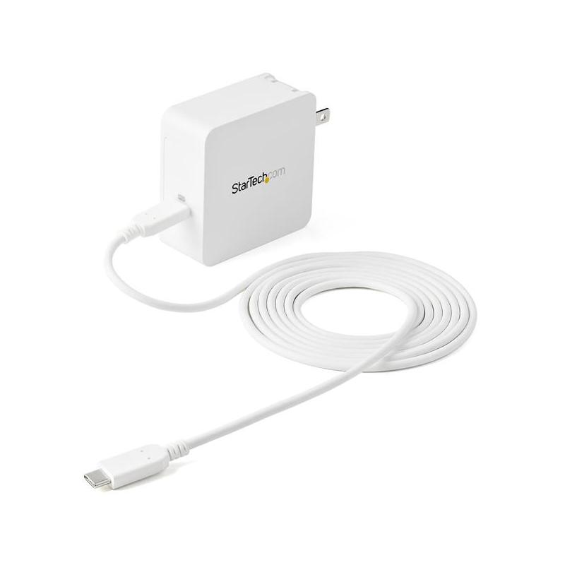 StarTech.com USB C Wall Charger - USB C Laptop Charger 60W PD - 6ft/2m Cable - Universal Compact Type C Power Adapter - Dell XPS, Lenovo X1 Carbon, HP EliteBook, MacBook - USB IF/ETL Certified