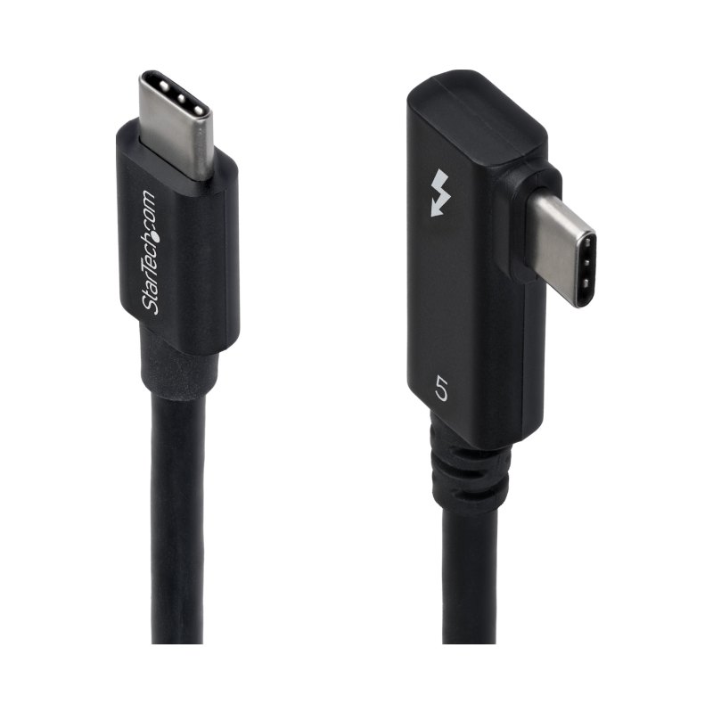 StarTech.com Câble Thunderbolt 5 de 80cm, 80 Gbps/Jusqu'à 120 Gbps, PD 240W, 8K 60Hz, Câble Thunderbolt Certifié, Compatible avec Thunderbolt 4/USB4/USB-C