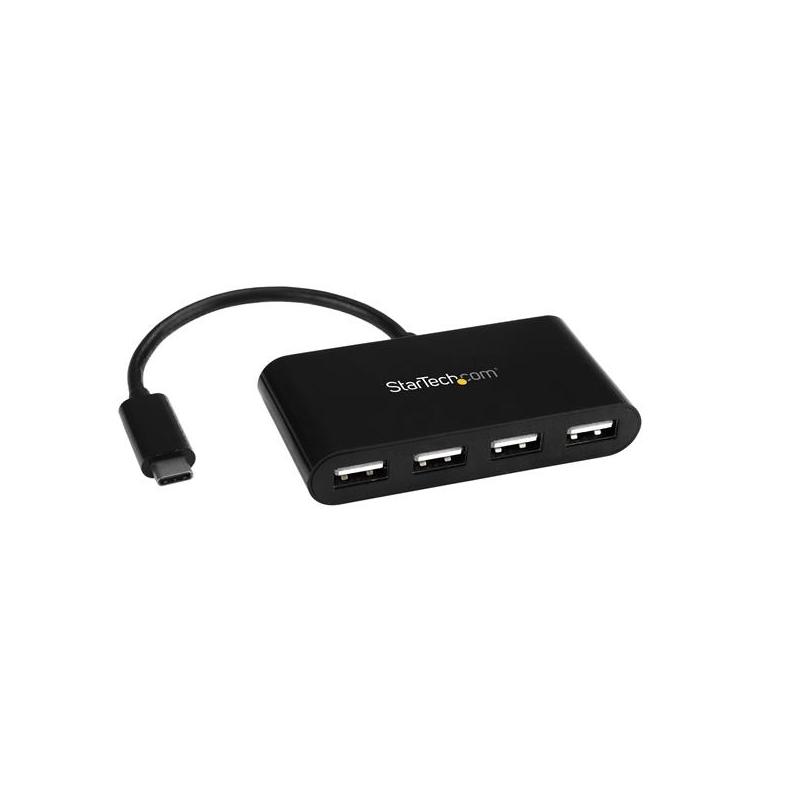 StarTech.com Hub USB-C 4 ports - Mini-hub - USB-C vers 4x USB-A - USB 2.0