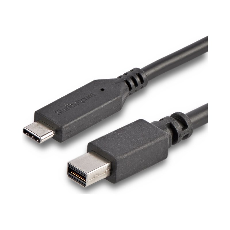 StarTech.com Câble Adaptateur USB-C vers Mini DisplayPort 4K 60 Hz de 1,8 m - Noir