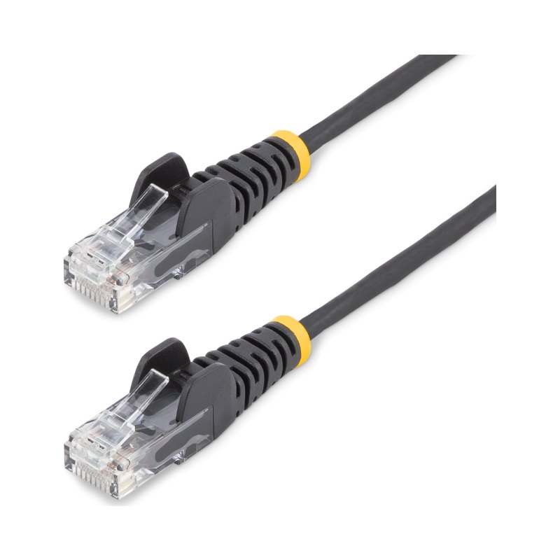 StarTech.com N6PAT6BKS câble de réseau Noir 1,8 m Cat6 U/UTP (UTP)