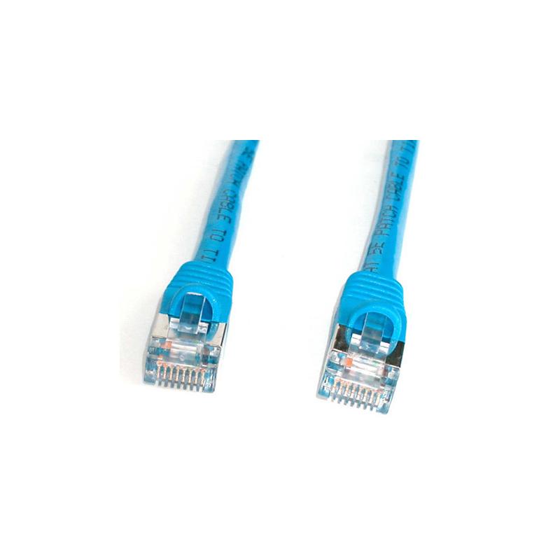 StarTech.com 15,24 m Cat5e Bleu à paires torsadées blindé RJ45 STP Câble de raccordement Cat 5e - Câble de raccordement de 15,24 m