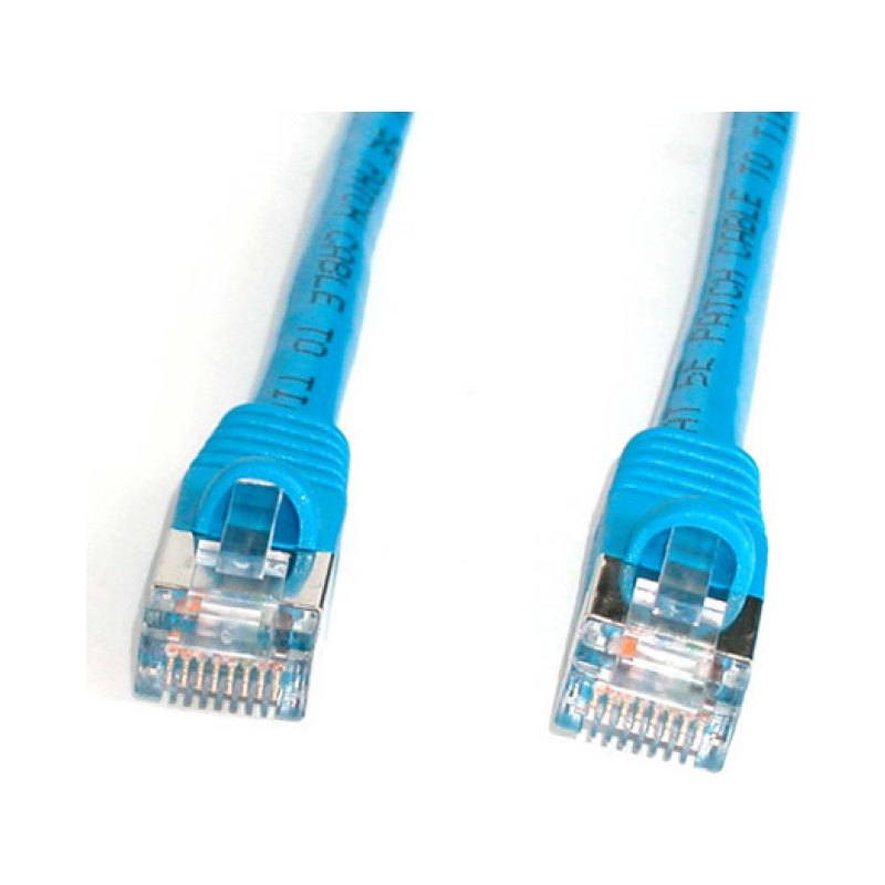 StarTech.com 7,62 m Câble de raccordement Cat5e Bleu à RJ45 STP sans bosse - Câble de raccordement de 25 pi