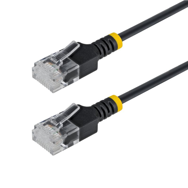 StarTech.com N6APATUTP34BKS-2FT câble de réseau Noir 0,6 m Cat6a U/UTP (UTP)