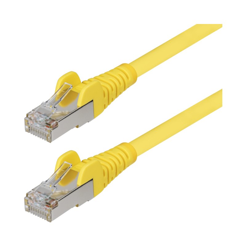 StarTech.com NLYL-10F-CAT6A-PATCH câble de réseau Jaune 3 m S/FTP (S-STP)