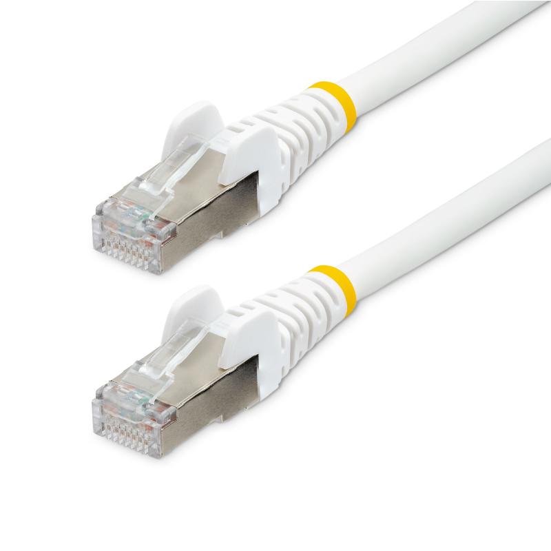 StarTech.com NLWH-7F-CAT6A-PATCH câble de réseau Blanc 2,1 m S/FTP (S-STP)
