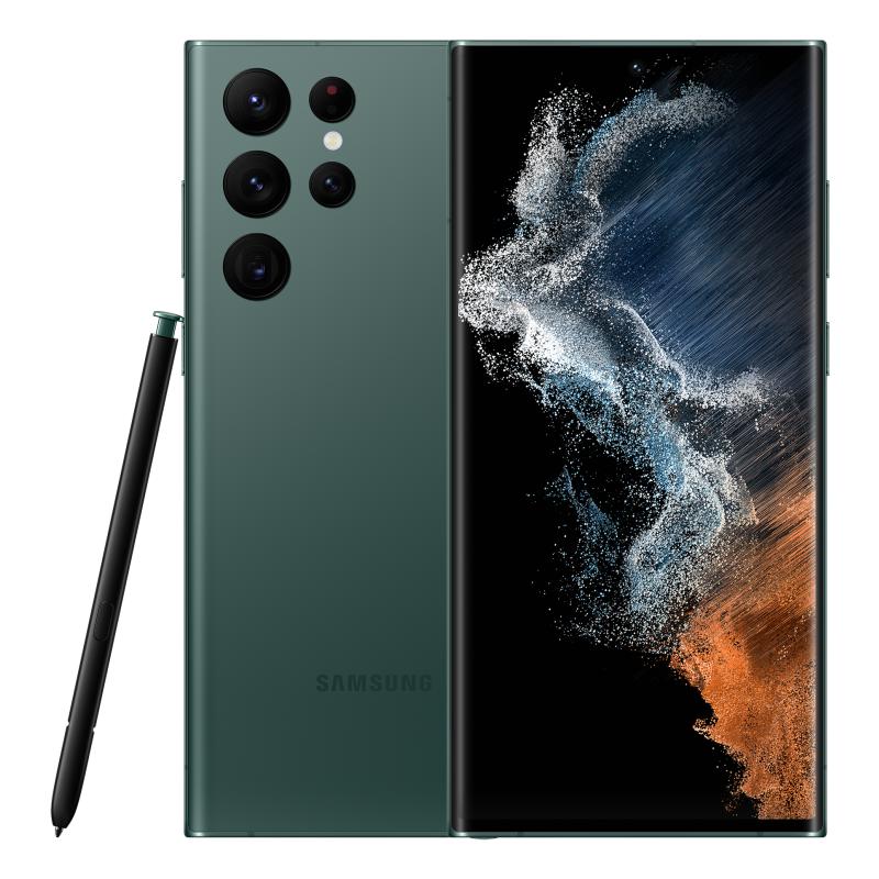 Samsung Galaxy S22 Ultra 5G 17,3 cm (6.8") SIM unique Android 12 USB Type-C 8 Go 128 Go 5000 mAh Vert