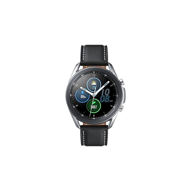 Samsung Galaxy Watch3 3,56 cm (1.4") AMOLED 45 mm Numérique 360 x 360 pixels Écran tactile Argent Wifi GPS (satellite)
