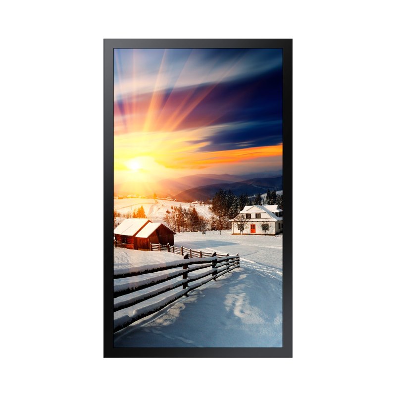 Samsung OH75F Signage Display Digital signage flat panel 190.5 cm (75") LED 2500 cd/m² Full HD Black Tizen 2.4 24/7