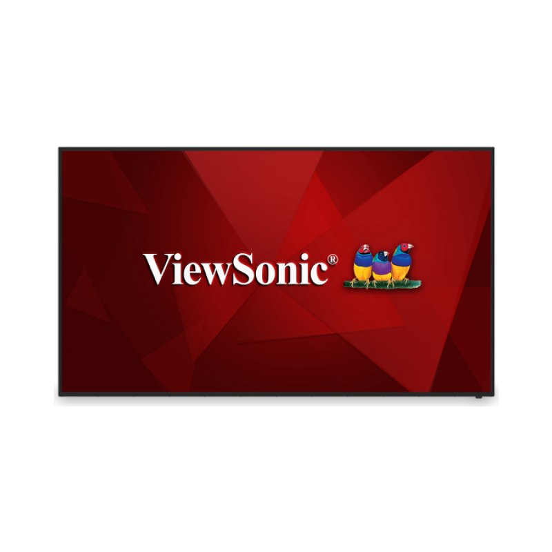 Viewsonic CDE7512 Signage Display Digital signage flat panel 190.5 cm (75") Wi-Fi 330 cd/m² 4K Ultra HD Black Built-in processor Android 9.0 16/7