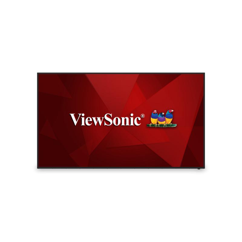 Viewsonic CDE7512 Écran d'affichage dynamique Écran plat de signalisation numérique 190,5 cm (75") Wifi 330 cd/m² 4K Ultra HD Noir Intégré dans le processeur Android 9.0 16/7