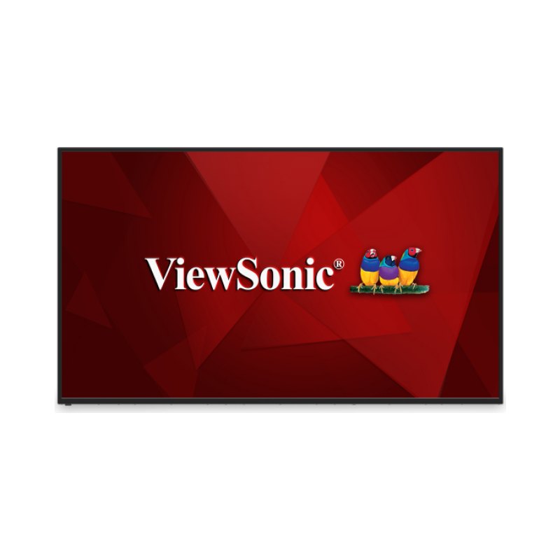 Viewsonic CDE6512 Signage Display Digital signage flat panel 165.1 cm (65") LED Wi-Fi 290 cd/m² 4K Ultra HD Black Built-in processor Android 9.0 16/7