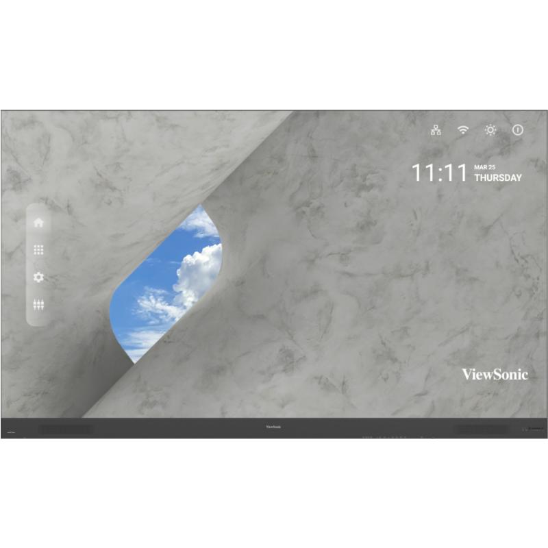 Viewsonic LDP216-121 Écran d'affichage dynamique Écran plat de signalisation numérique 5,49 m (216") LED Wifi 4K Ultra HD Noir Android 9.0