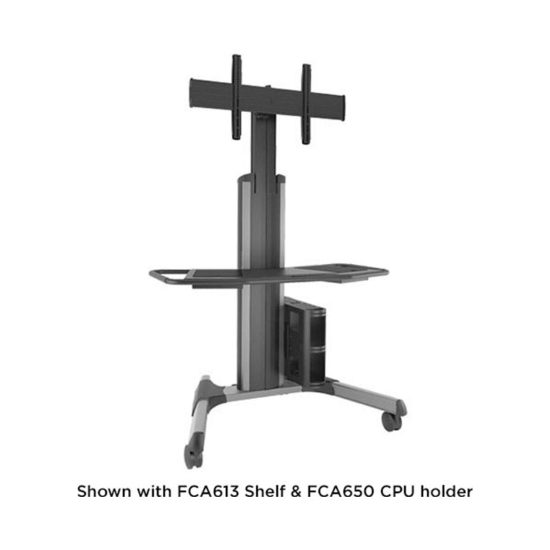 Chief LPAUS, Large Fusion® Manual Height Adjustable Mobile AV Cart - LIMITED AVAILABILITY