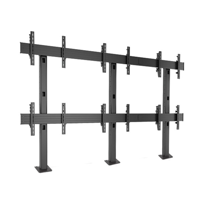 Chief Fusion® 3 x 2 Micro-Adjustable Large Bolt-Down Freestanding Video Wall