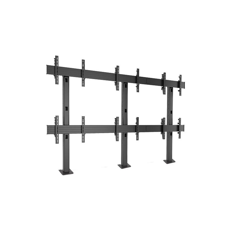 Chief Fusion® 3 x 2 Micro-Adjustable Large Bolt-Down Freestanding Video Wall
