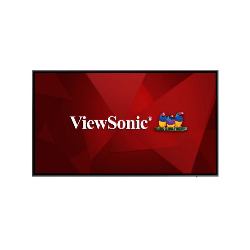 Viewsonic CDE7520 Écran d'affichage dynamique Écran plat de signalisation numérique 190,5 cm (75") IPS 450 cd/m² 4K Ultra HD Noir Intégré dans le processeur Android 8.0