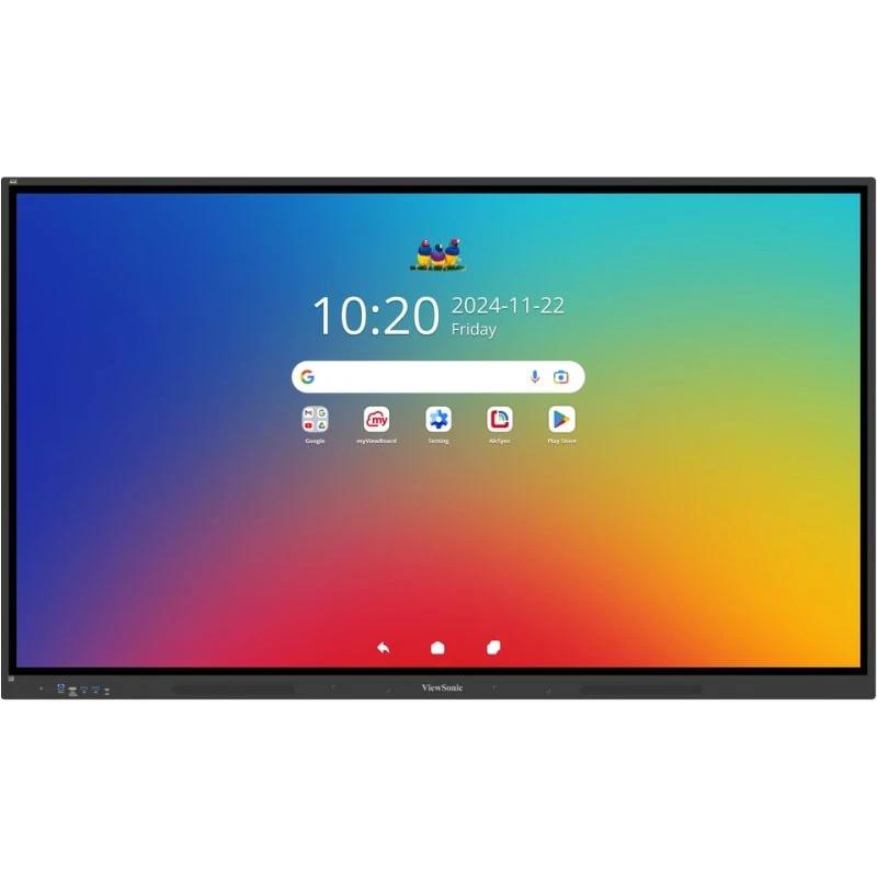Viewsonic IFP6534 Display tableau blanc interactif 165,1 cm (65") 3840 x 2160 pixels Écran tactile Noir