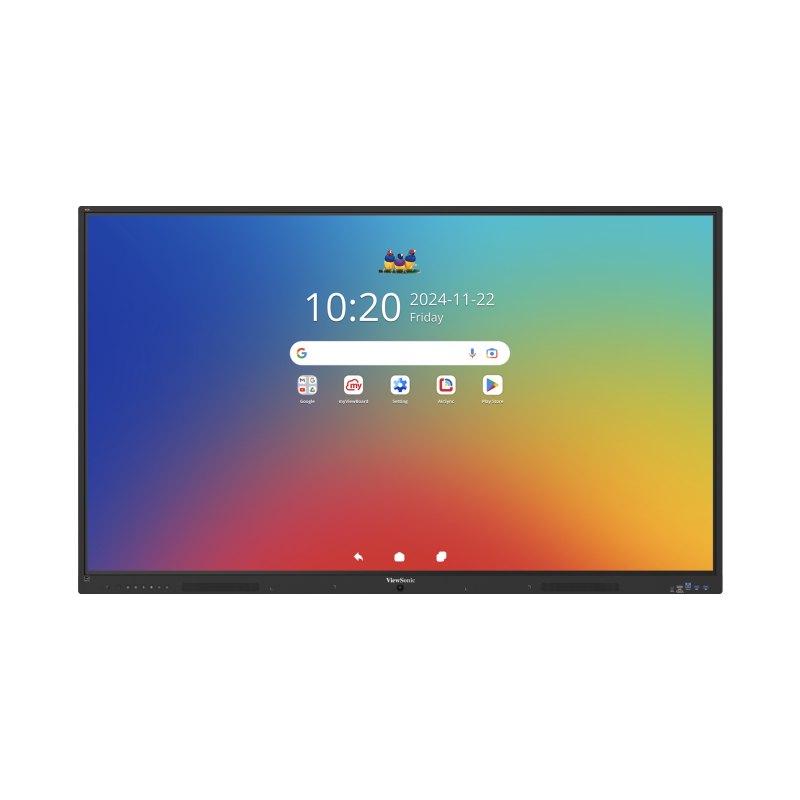 Viewsonic IFP 65IN 4K ANDROID 16 EDLA 64 interactive whiteboard 165.1 cm (65") 3840 x 2160 pixels Touchscreen