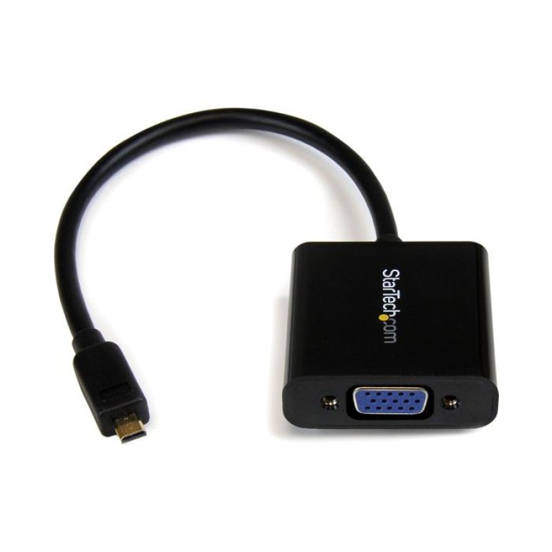 StarTech.com Micro HDMI to VGA Adapter Converter for Smartphones / Ultrabook / Tablet - 1920x1080