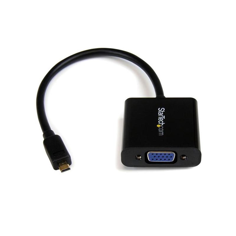 StarTech.com Micro HDMI to VGA Adapter Converter for Smartphones / Ultrabook / Tablet - 1920x1080