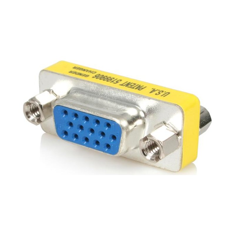 StarTech.com Changeur de genre VGA HD15 slim - Adaptateur VGA vers VGA - F/F