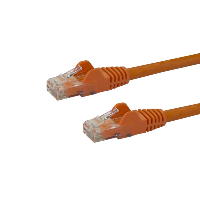 StarTech.com N6PATCH15OR câble de réseau Orange 4,6 m Cat6 U/UTP (UTP)