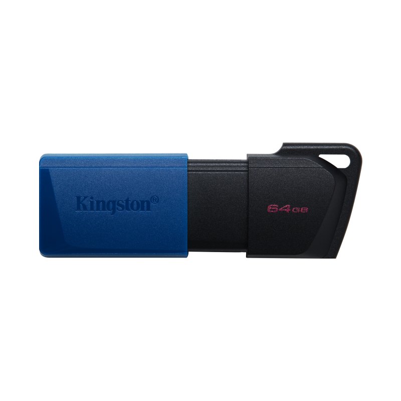 Kingston Technology DataTraveler 64GB USB3.2 Gen 1 Exodia M (Black + Blue) - 2 Pieces