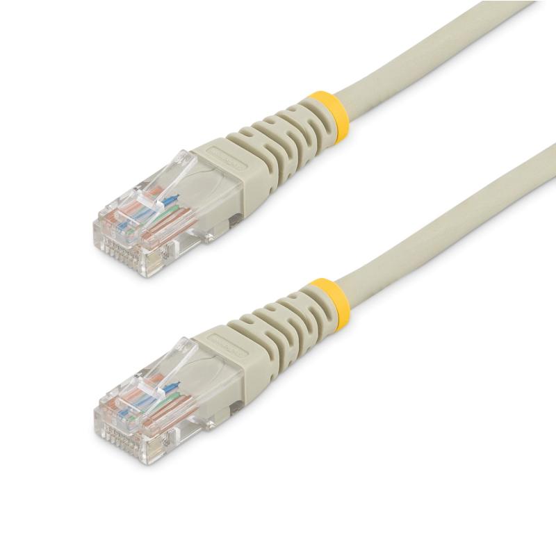 StarTech.com M45PATCH10GR câble de réseau Gris 3 m Cat5e U/UTP (UTP)