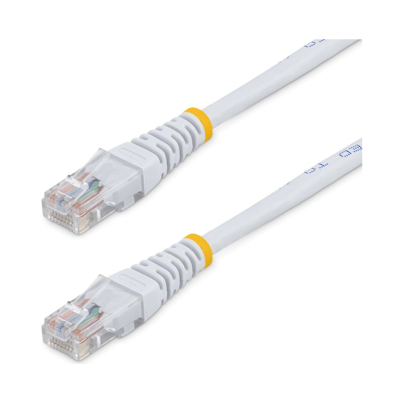 StarTech.com M45PATCH25WH câble de réseau Blanc 7,6 m Cat5e U/UTP (UTP)