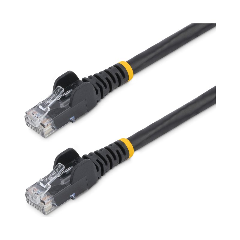 StarTech.com N6PATCH15BK10PK câble de réseau Noir 4,6 m Cat6 U/UTP (UTP)