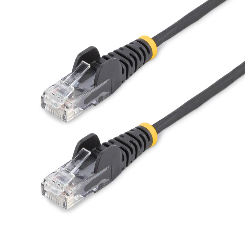 StarTech.com N6PAT15BKS câble de réseau Noir 4,6 m Cat6 U/UTP (UTP)