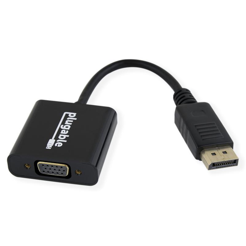 Plugable Technologies DPM-VGAF câble vidéo et adaptateur DisplayPort VGA (D-Sub) Noir