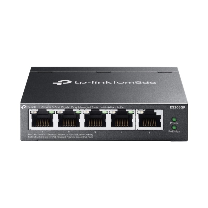 TP-Link Omada 5-Port Gigabit Easy Managed Switch with 4-Port PoE+