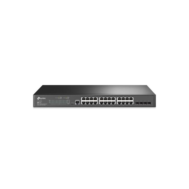 TP-Link JetStream TL-SG3428 commutateur réseau Géré L2/L3 Gigabit Ethernet (10/100/1000) 1U Noir