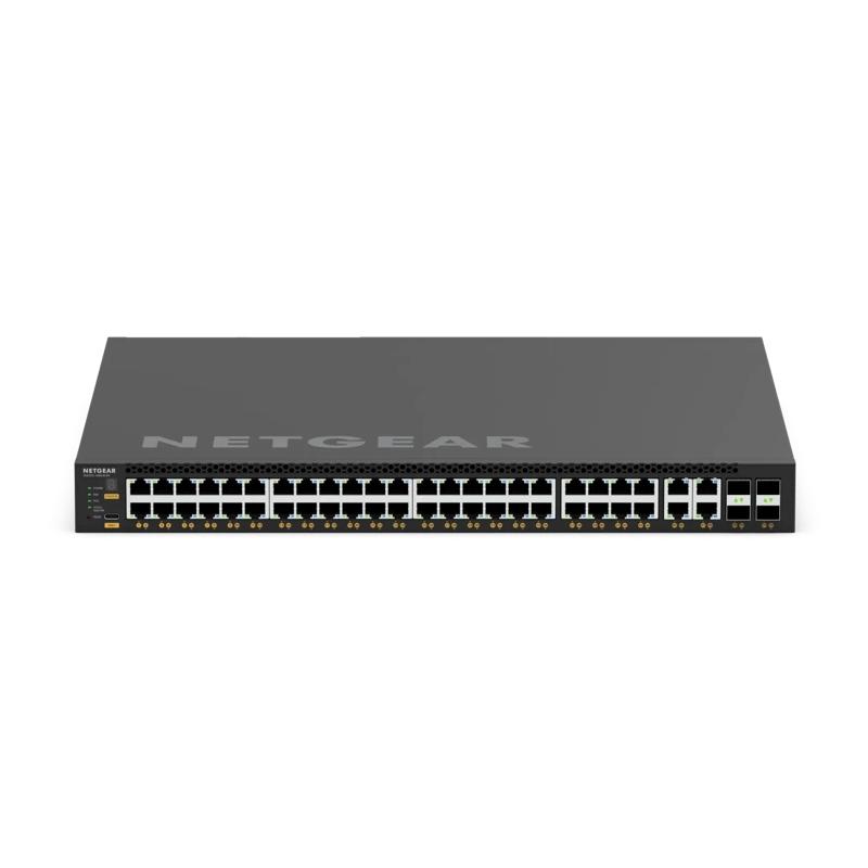 NETGEAR MSM4352 Géré L3 10G Ethernet (100/1000/10000) Connexion Ethernet, supportant l'alimentation via ce port (PoE) 1U Noir