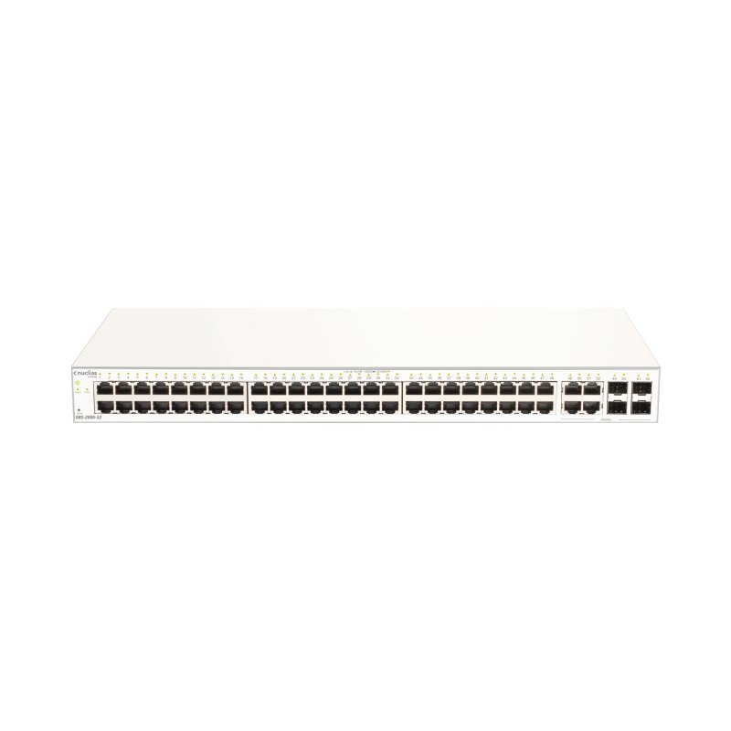 D-Link 52-Port Gigabit Nuclias Smart Managed Switch including 4x 1G Combo Ports