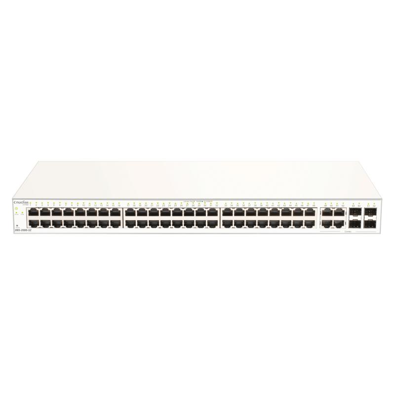 D-Link DBS-2000-52 commutateur réseau Géré L2 Gigabit Ethernet (10/100/1000) Gris
