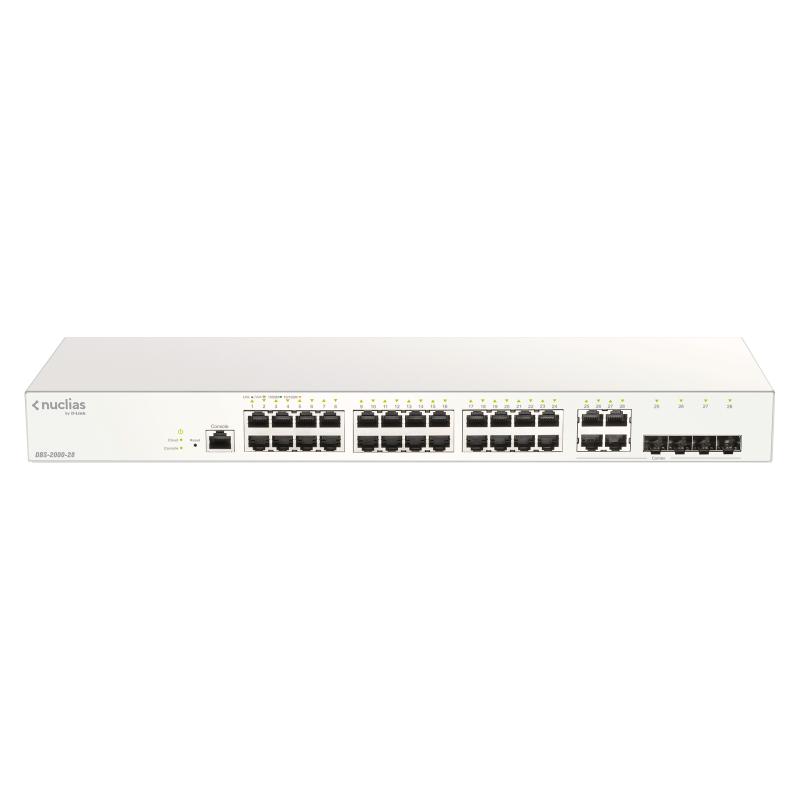 D-Link DBS-2000-28 commutateur réseau Géré L2 Gigabit Ethernet (10/100/1000) Gris
