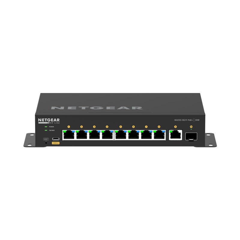 NETGEAR 8x1G PoE+ 110W 1x1G and 1xSFP Managed Switch