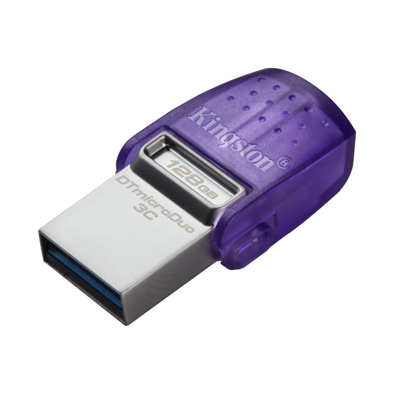 Kingston Technology DataTraveler 128GB microDuo 3C 200MB/s dual USB-A + USB-C