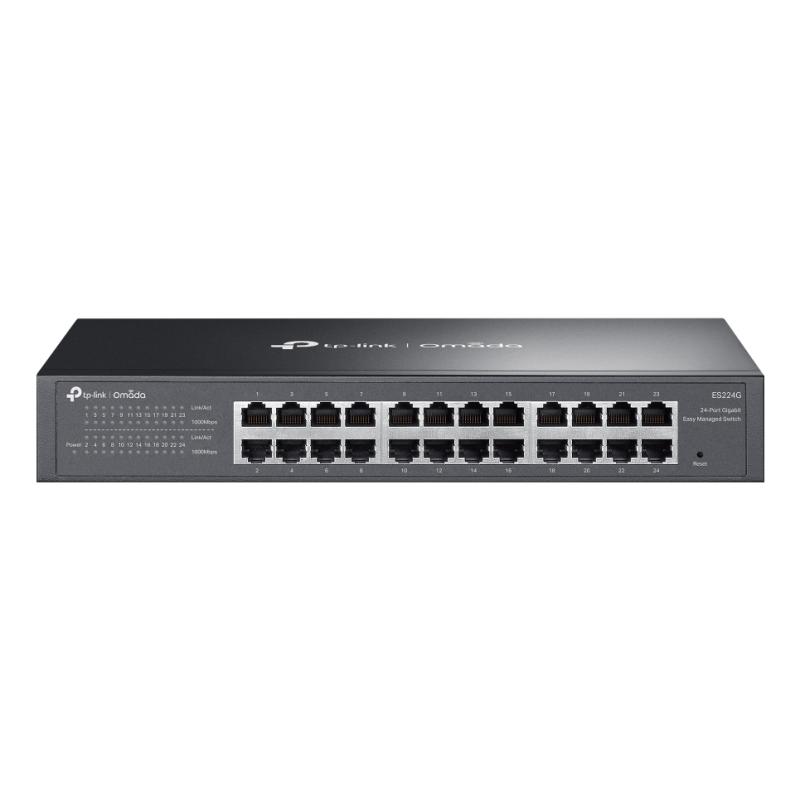 TP-Link Omada ES224G commutateur réseau Géré L2 Gigabit Ethernet (10/100/1000) Noir