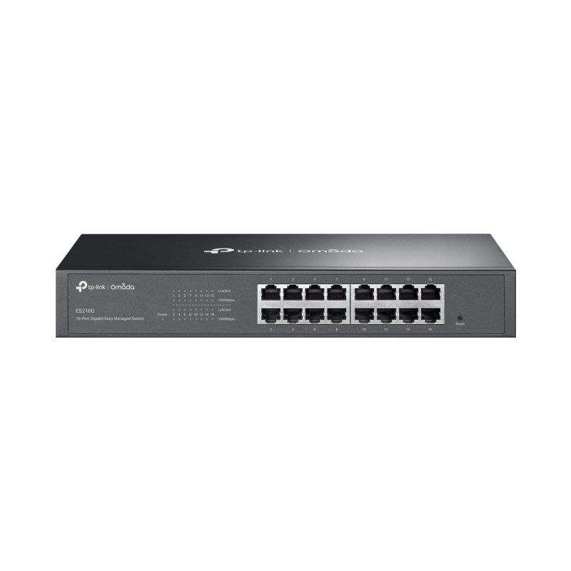 TP-Link Omada ES216G network switch Managed L2 Gigabit Ethernet (10/100/1000) Black