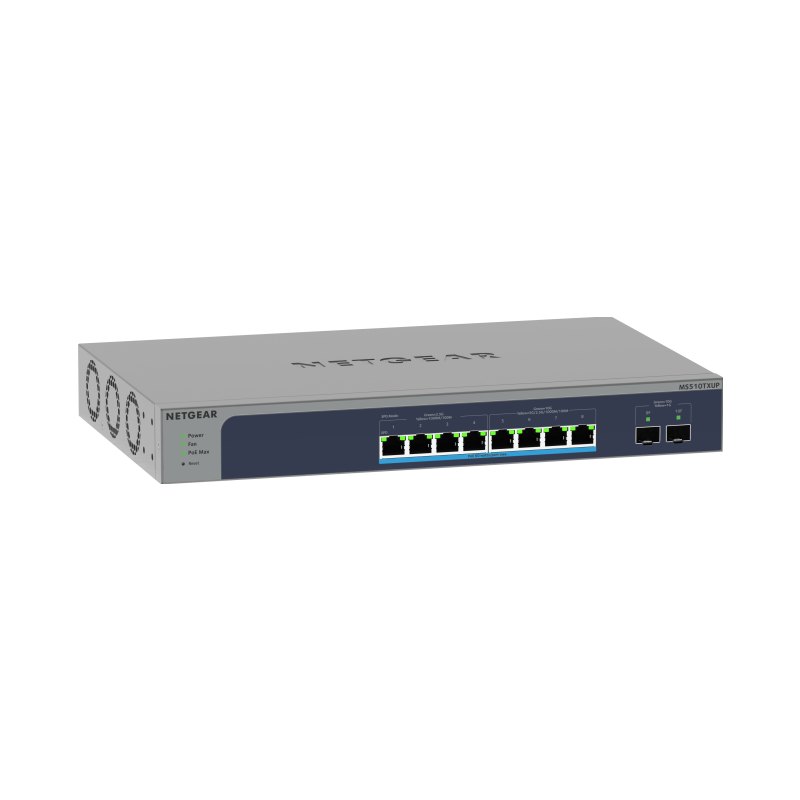 NETGEAR 10-Port PoE Multi-Gigabit/10G Ethernet Smart Switch (MS510TXUP)
